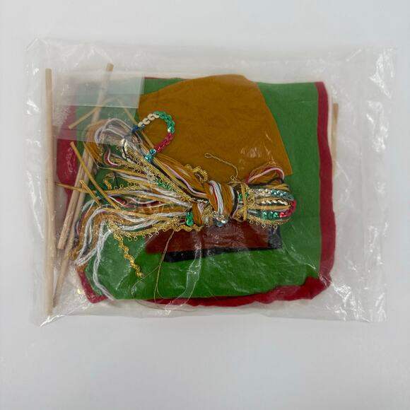 Vintage Titan Felt Carousel Horse Ornaments Kit #357 Christmas Sequin NO PHOTO - Picture 3 of 3